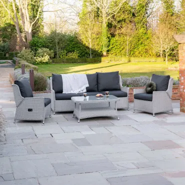 Talia Grande Rattan 3 Seater Sofa Set Lounging Set