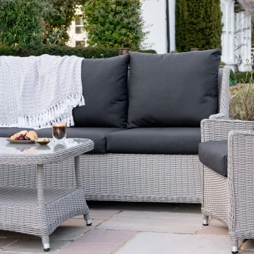 Talia Grande Rattan 3 Seater Sofa Set Lounging Set