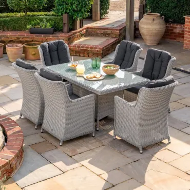 Talia 6 Seat Dining Set - Rectangular Table