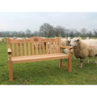 Teak Windsor Bench