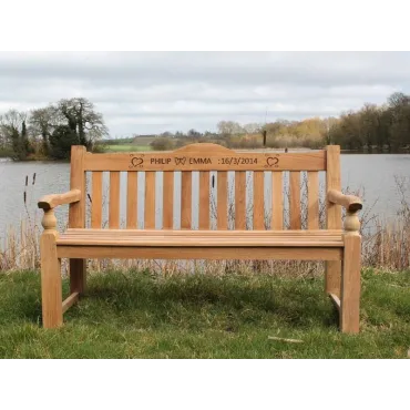 Teak Windsor Bench