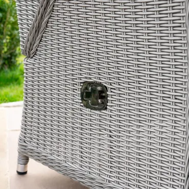 Talia Rattan Grande 3 Piece Reclining Lounging Set  - 4