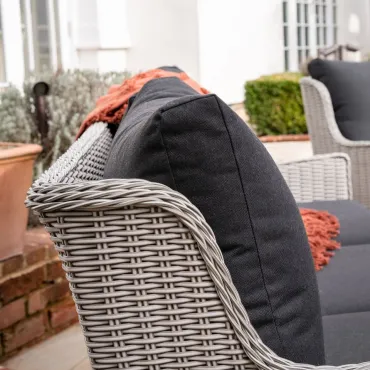 Talia Rattan 3 Seater Sofa Suite Lounging Set  - 6