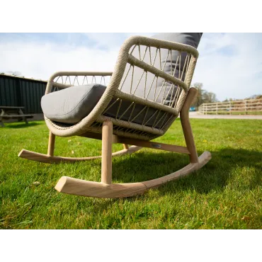 Vienna Rope Rocker Chair  - 1