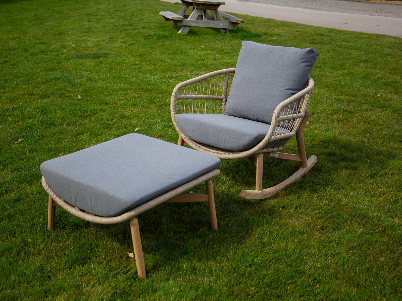 Vienna Rope Rocker Chair