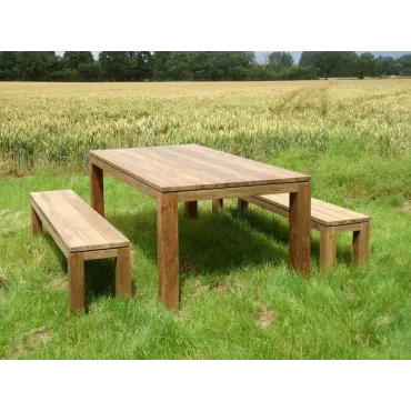 Bali Reclaimed Teak Bench Set