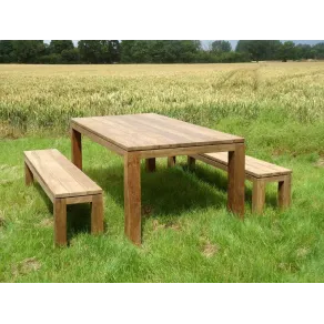 Bali Reclaimed Teak Bench Set