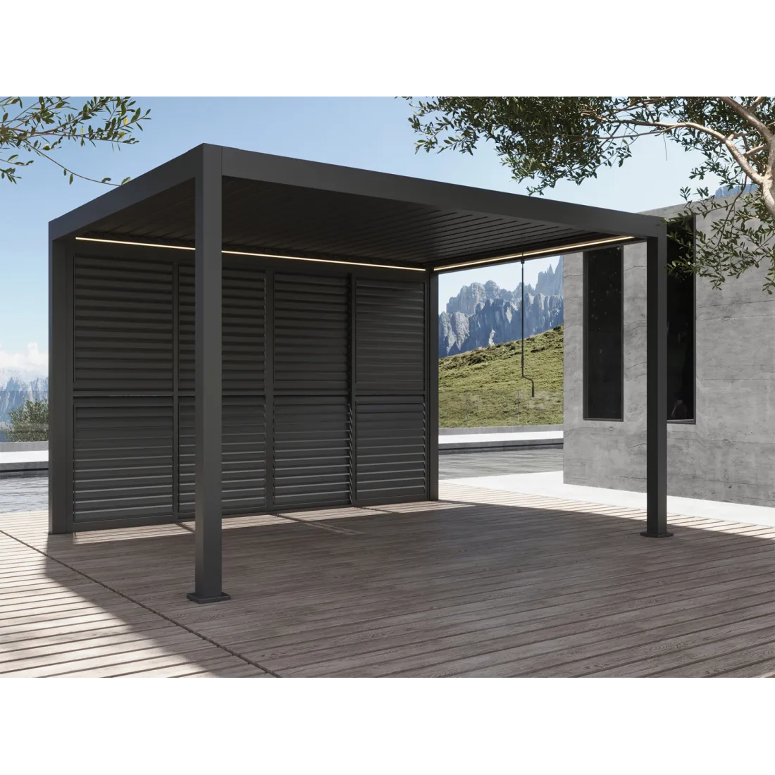 Neptune Sliding Shutter Adjustable |Louvers