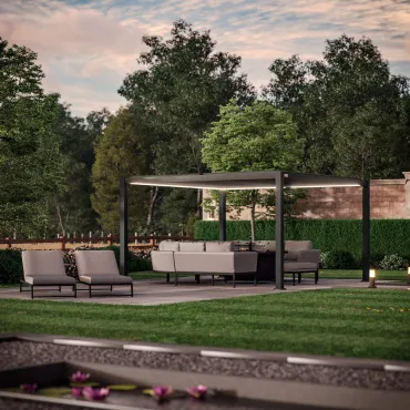 Como Pergola 4m x 4m LED Frame