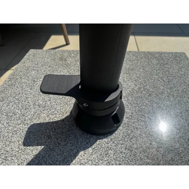 Sicily 3M Square Cantilever Parasol With LED Lights