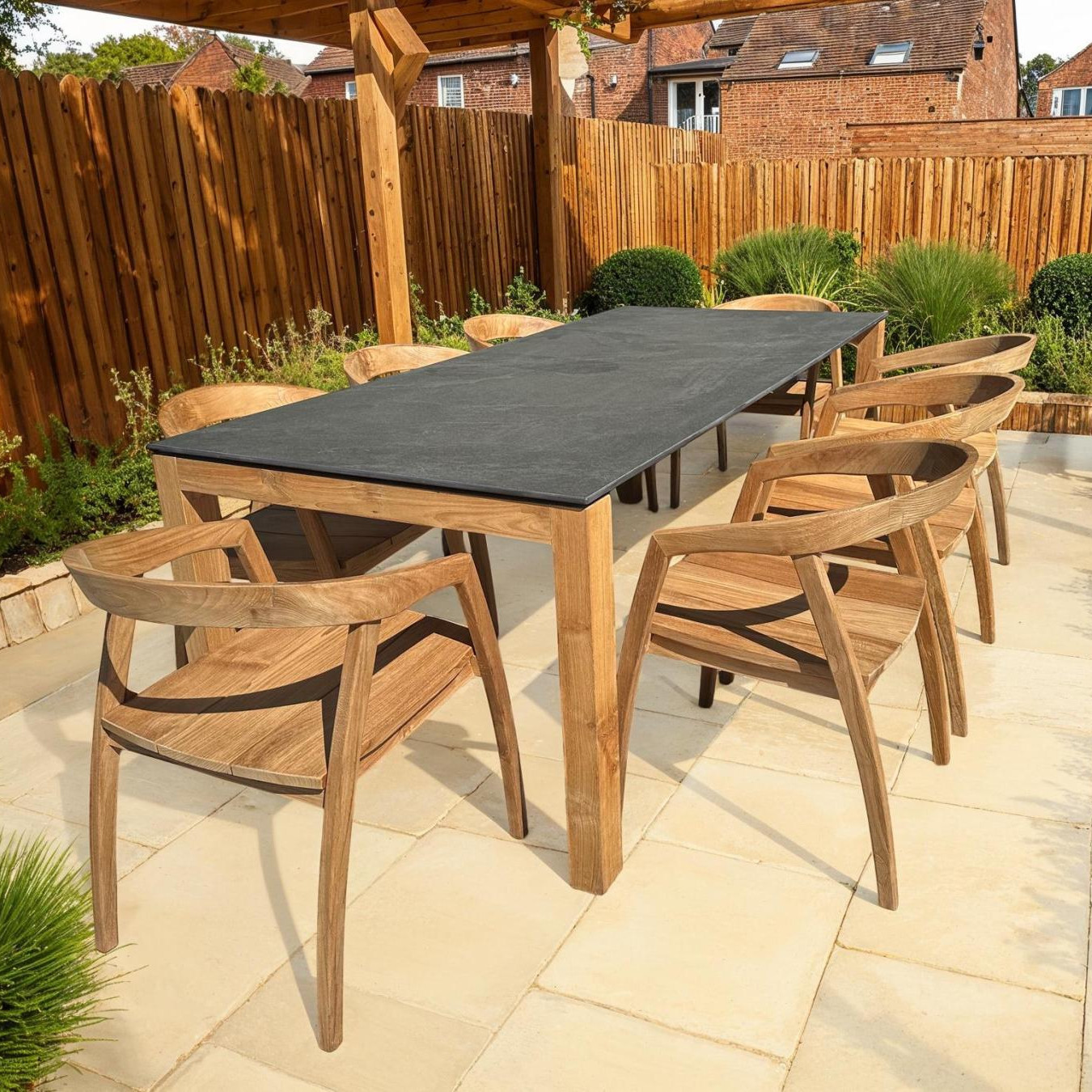 Bari 8 Chair Dining Set