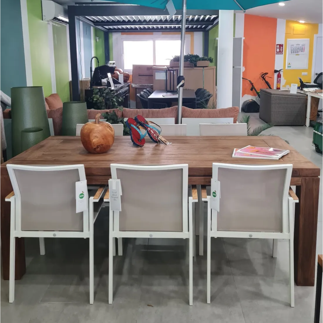 York 6 Seat Tutti Dining Set York 6 Seat Tutti Dining Set