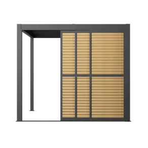 Como Pergola Sliding Louvre Panel Door 3m