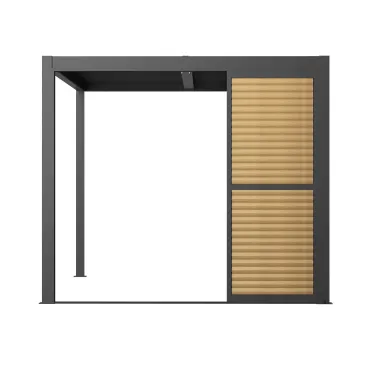 Como Pergola Sliding Louvre Panel Door 3m