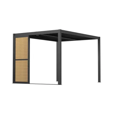Como Pergola Sliding Louvre Panel Door 3m