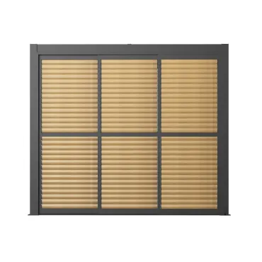 Como Pergola Sliding Louvre Panel Door 3m