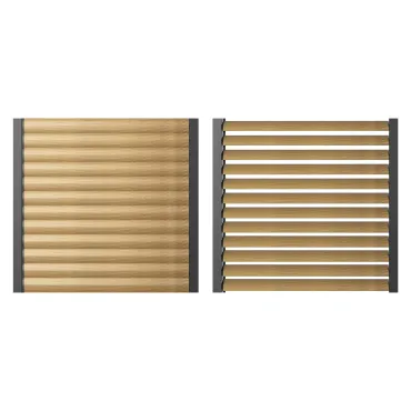 Como Pergola Sliding Louvre Panel Door 4m
