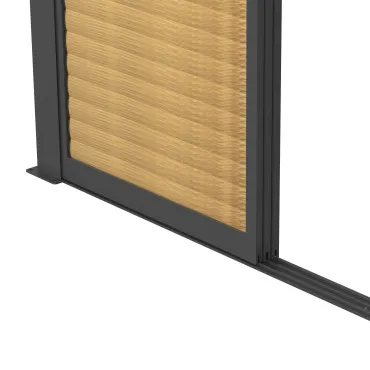 Como Pergola Sliding Wood Effect Louvre Panel Door 4m  - 18