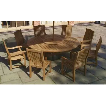 Malvern Teak 8 Dining Chair set