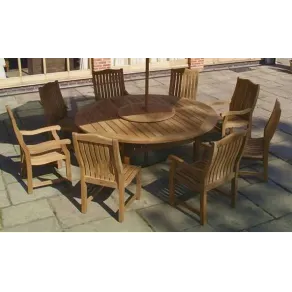 Malvern Teak 8 Dining Chair set