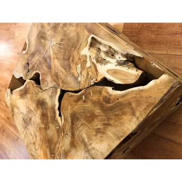 Reclaimed Teak Root Square Coffee Table