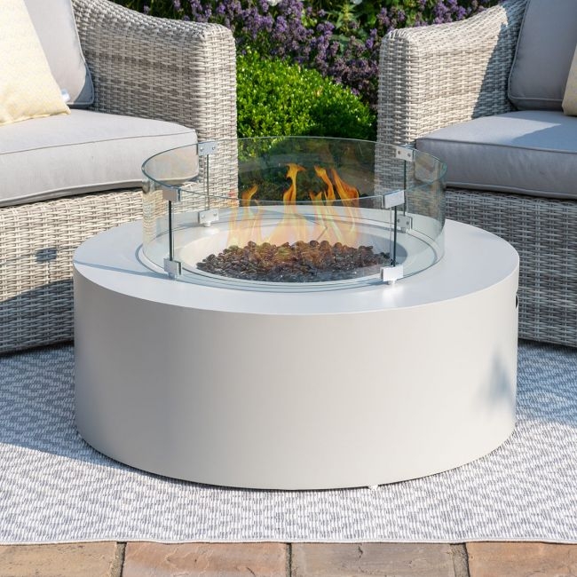Gas Fire Pit Round Coffee Table, Are Fire Pit Tables Worth It Uk