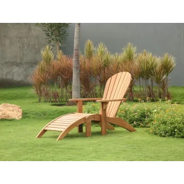 Adirondack Chair & Footstool  - 2