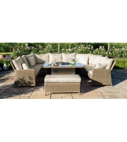 Winchester Royal U Shaped Sofa Set - With Fire Pit