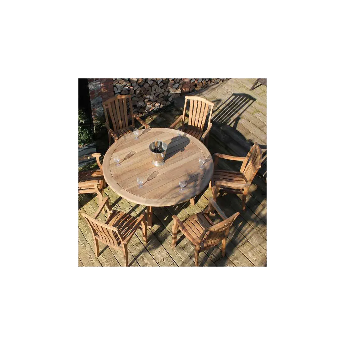 Westminster 6 Chair Dining Set | FSC® Certified - 3 Westminster 6 Chair Dining Set | FSC® Certified - 3