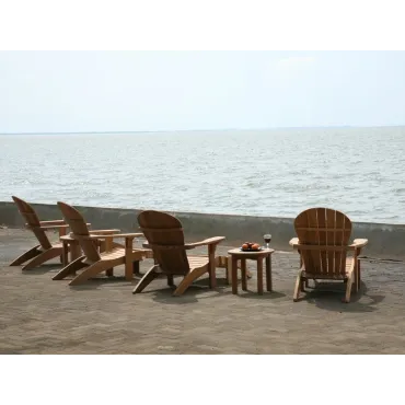 Adirondack Chair & Footstool  - 3