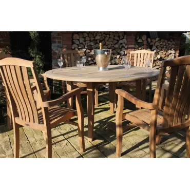 Westminster 6 Chair Dining Set - Certified Teak