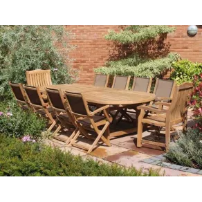 Chunky 3m Oval Table & TNT Chair Set