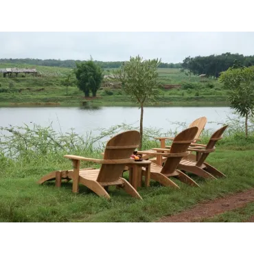 Adirondack Chair & Footstool  - 5