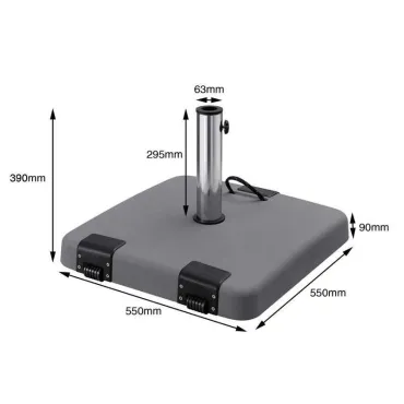 Parasol Base Polycrete - 50kg