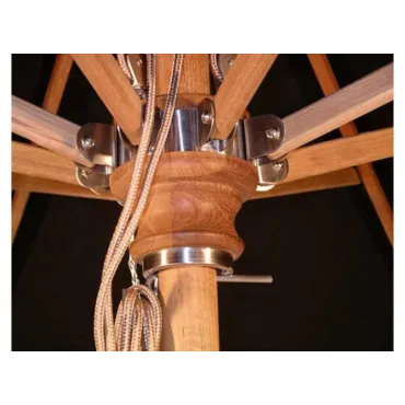 Diamond Teak parasol - 3m diameter
