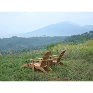 Adirondack Chair & Footstool  - 6