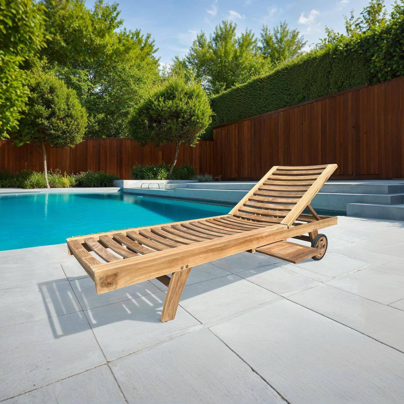 Maddison Teak Sun Lounger