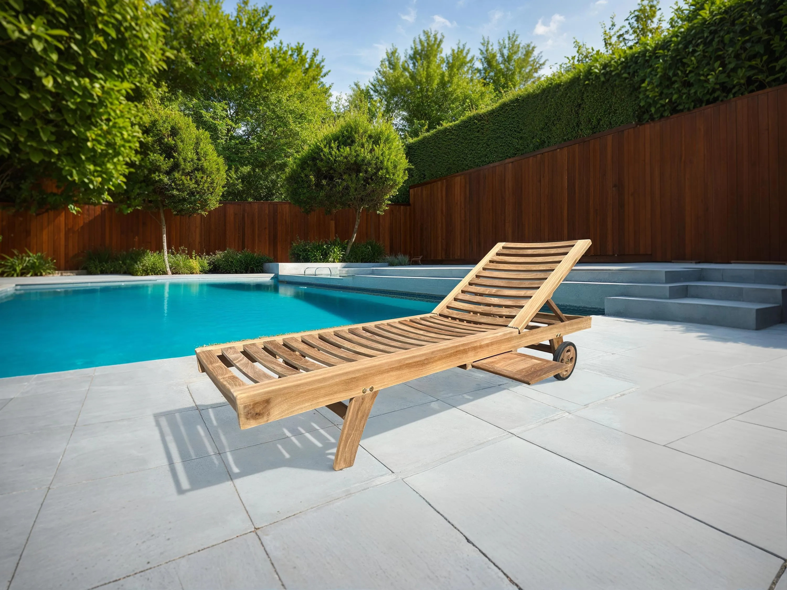 Maddison Teak Sun Lounger