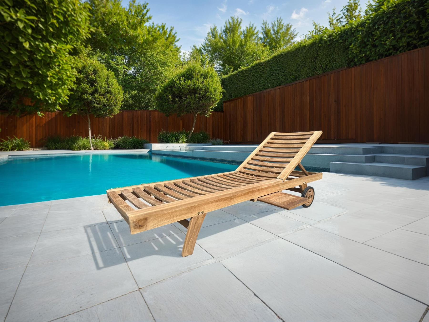 Maddison Teak Sun Lounger