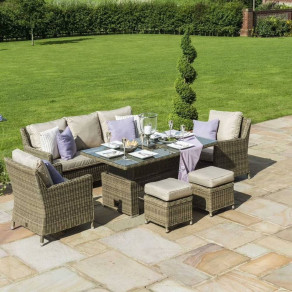Winchester Sofa Dining Set with Ice Bucket and Rising Table