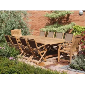 Chunky 3m Oval Table & TNT Chair Set Certified