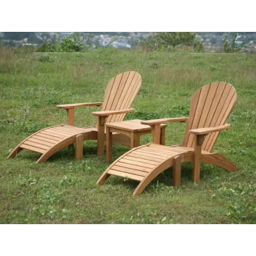 Adirondack Chair & Footstool  - 9