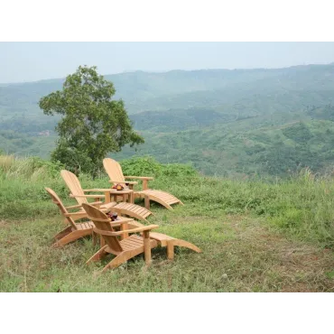 Adirondack Chair & Footstool  - 10