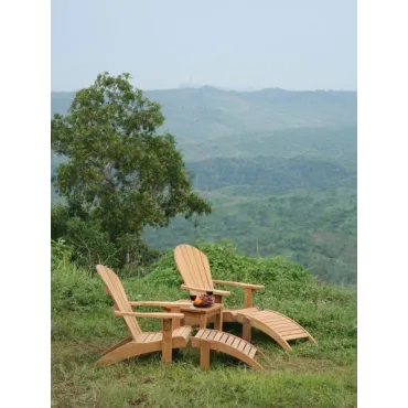 Adirondack Chair & Footstool  - 11