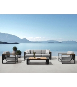 Cambusa 3 seater sofa set-coffee table