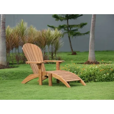 Adirondack Chair & Footstool  - 12