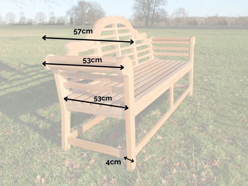 Lutyens 2.4m Bench - Certified