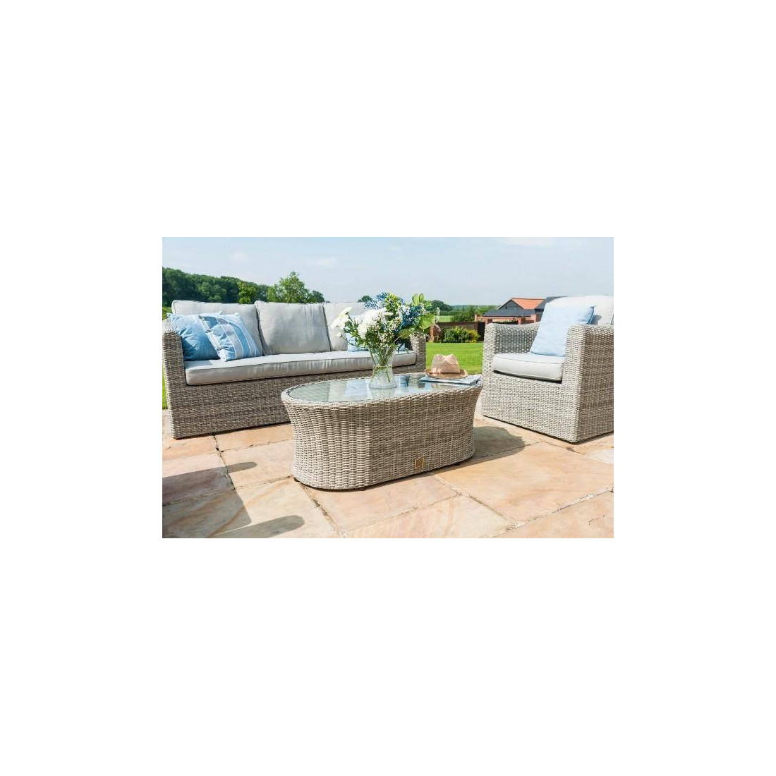 OXFORD 3 SEATER SOFA SET