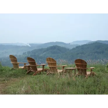 Adirondack Chair & Footstool  - 16