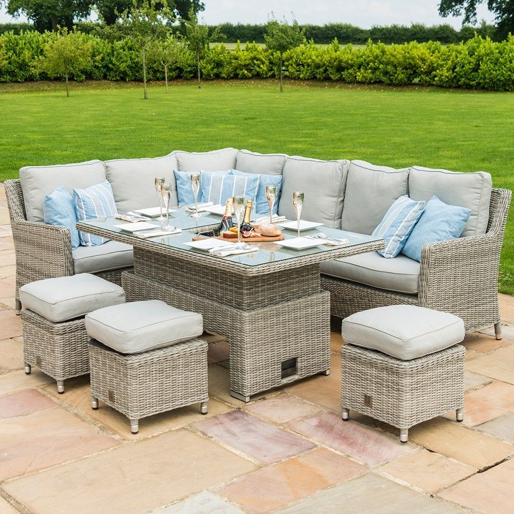 Oxford Rattan Corner Dining Set